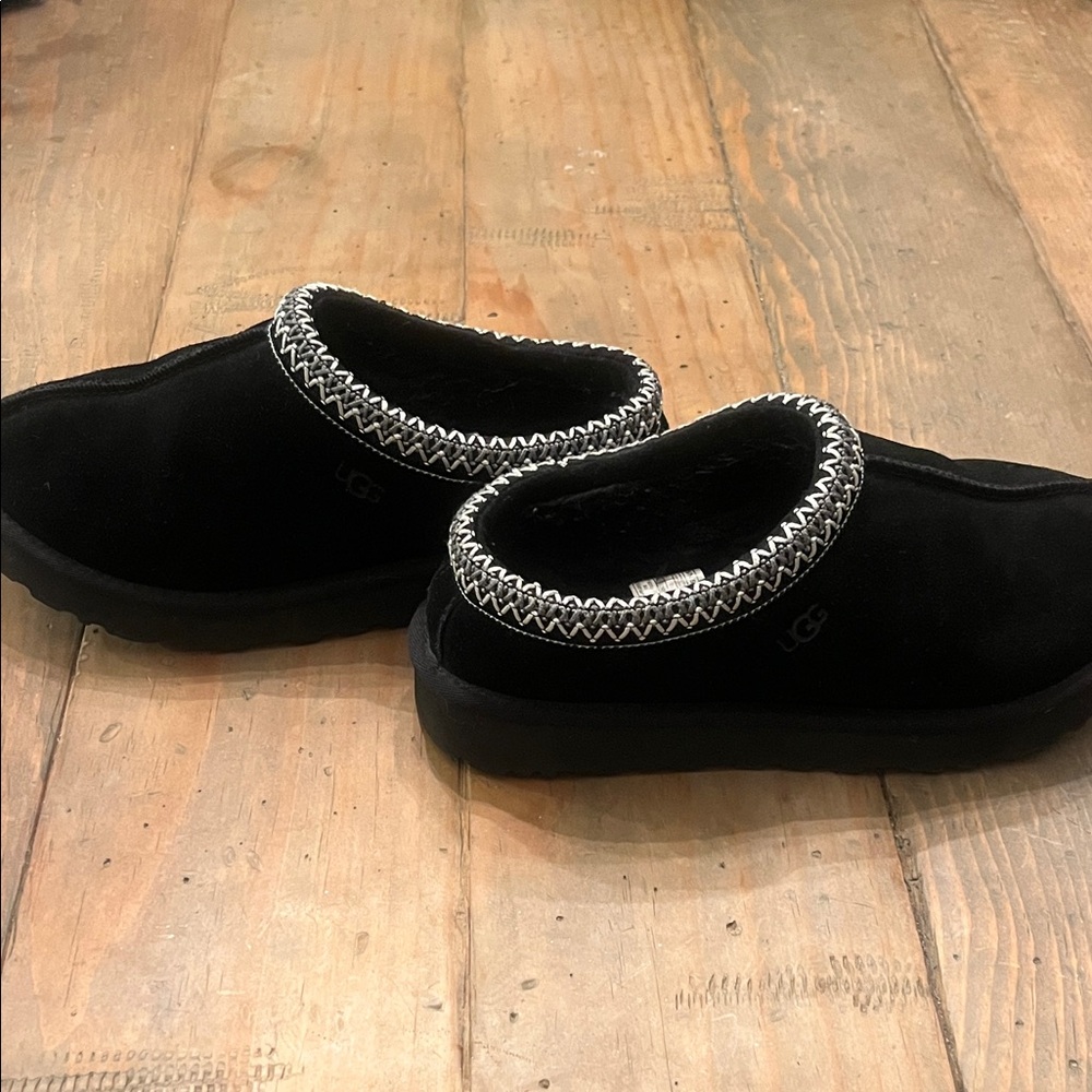 UGG Black Tasman Slippers